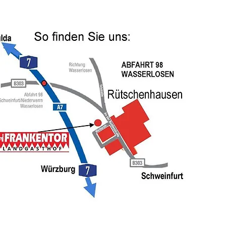 Landgasthof Frankentor 모텔 3*